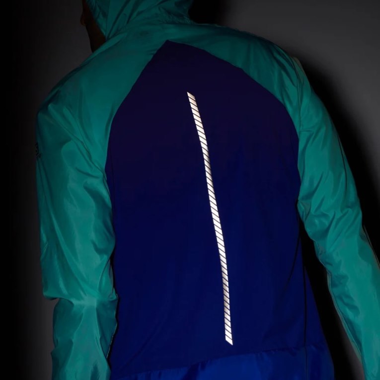 Turquoise / Blue Salomon Bonatti Cross Men's Windbreaker | PH 72104O